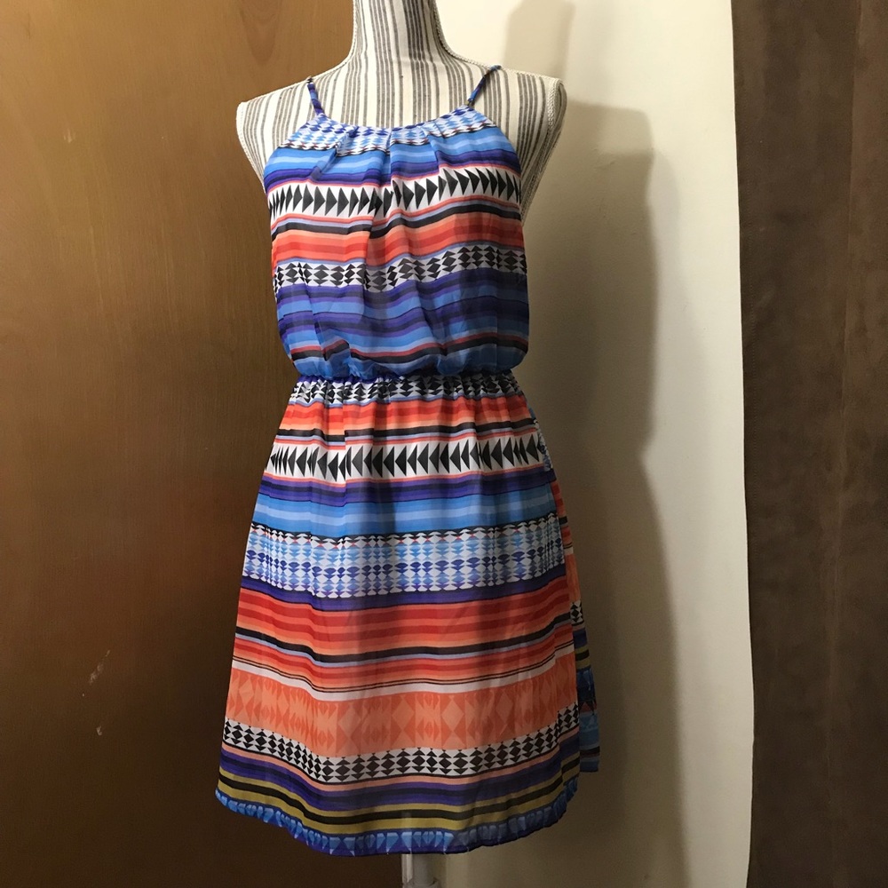 Emerald Sundae Aztec pattern Dress